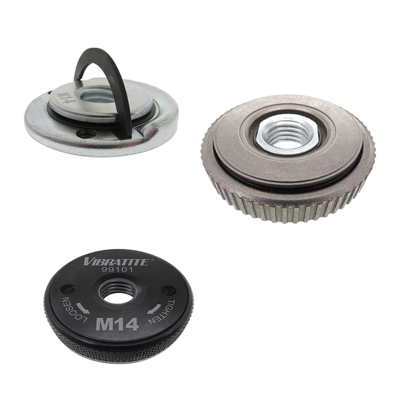 M14 Szlifierka kątowa z gwintem Samoblokująca płyta dociskowa Czarna Szybkozłączka Nakrętka kołnierzowa Mocowanie Uchwyt Narzędzia Części 1PC