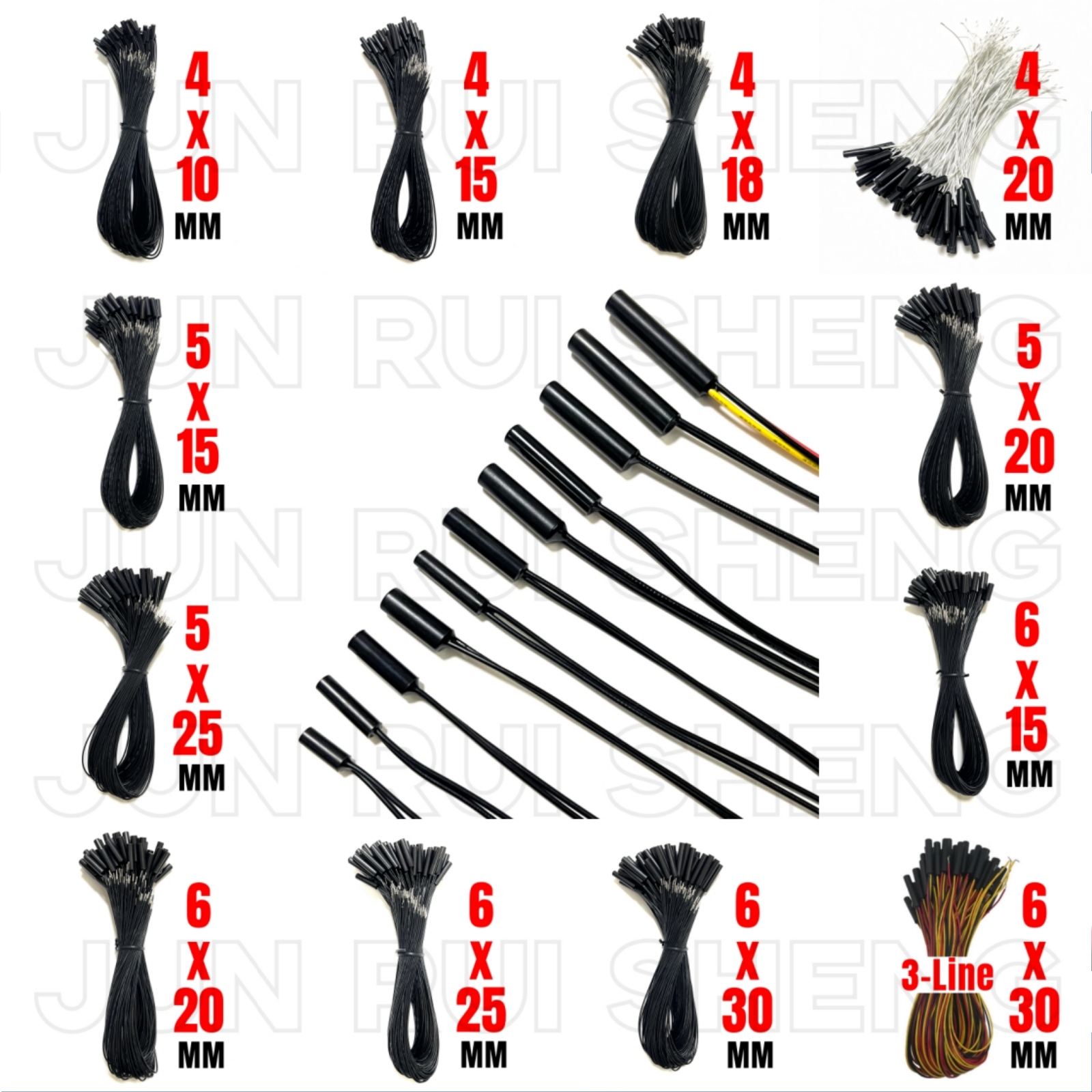 5PCS GPS-01 Magnetic Reed Switch 10MM 15MM 18MM 20MM 25MM 30MM 38MM Normally Open/Closed NO/NC GPS 01 Magnetron Proximity Sensor