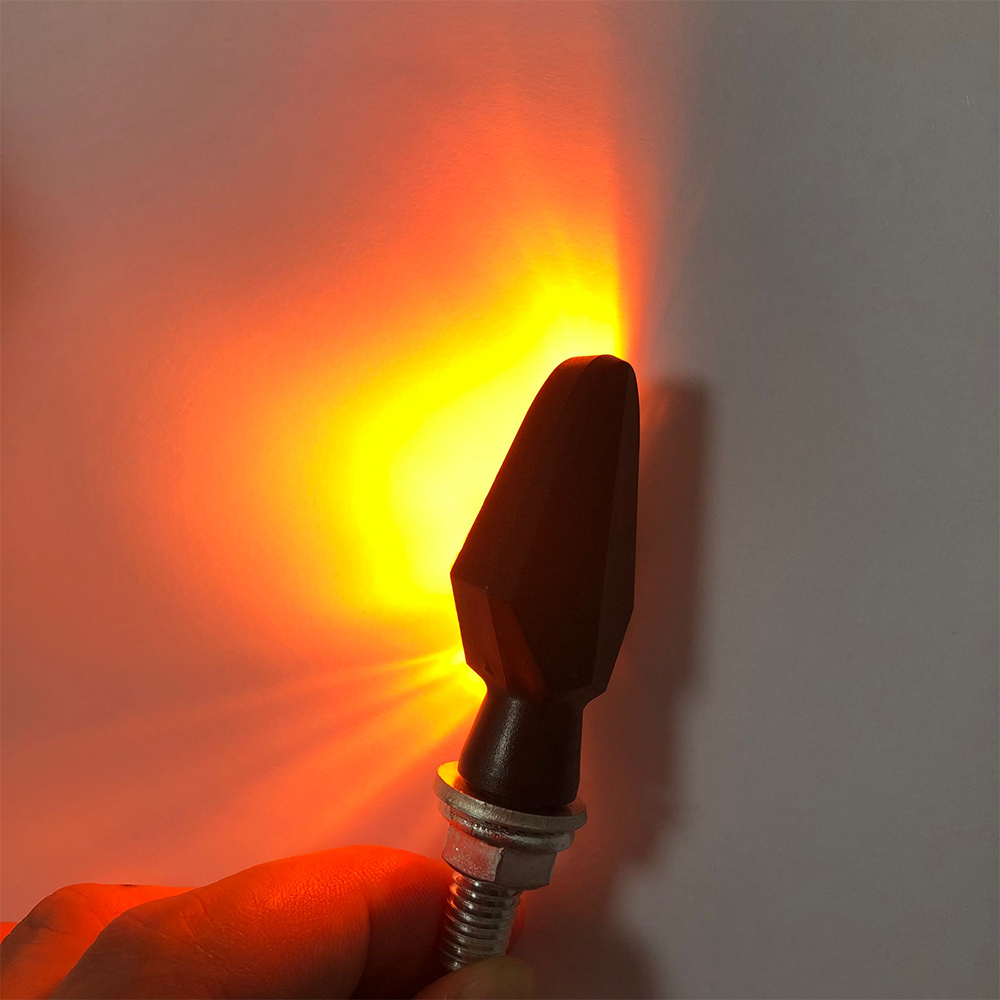 2 ชิ้น/เซ็ต 12V Universal LED ไฟเลี้ยวรถจักรยานยนต์กันน้ําไฟกระพริบรถจักรยานยนต์ Moto อุปกรณ์เสริม