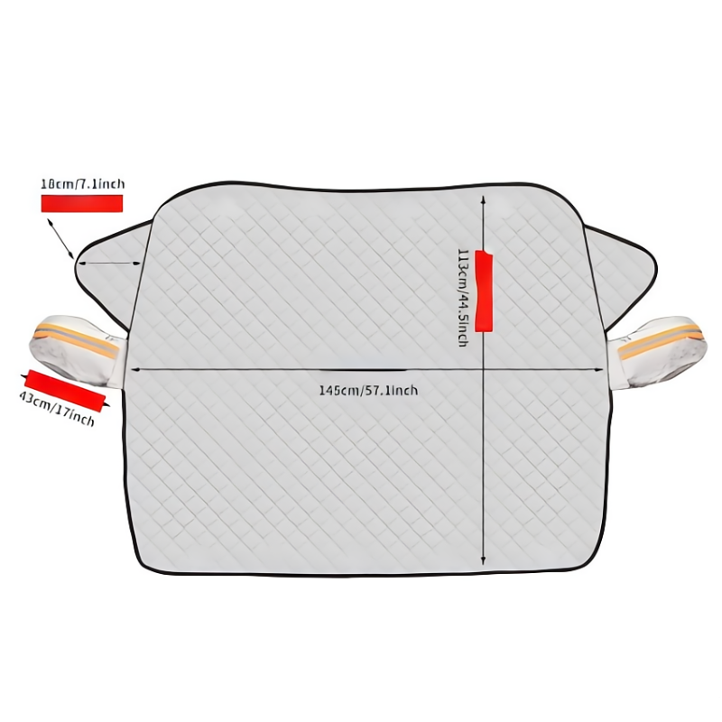 Car Windshield Snow Shield for Winter Car Cover Front Window Anti Ice Frost Outdoor Protection Snow Cover Snow Shield