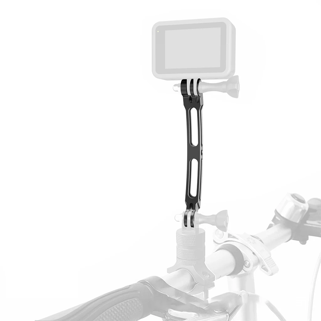 Clearance_Aluminum Helmet Arm Extension Curved Pole Selfie Stick Tripod Adapter for GoPro13 12 DJI Action 5pro Insta360 X4 Pocke