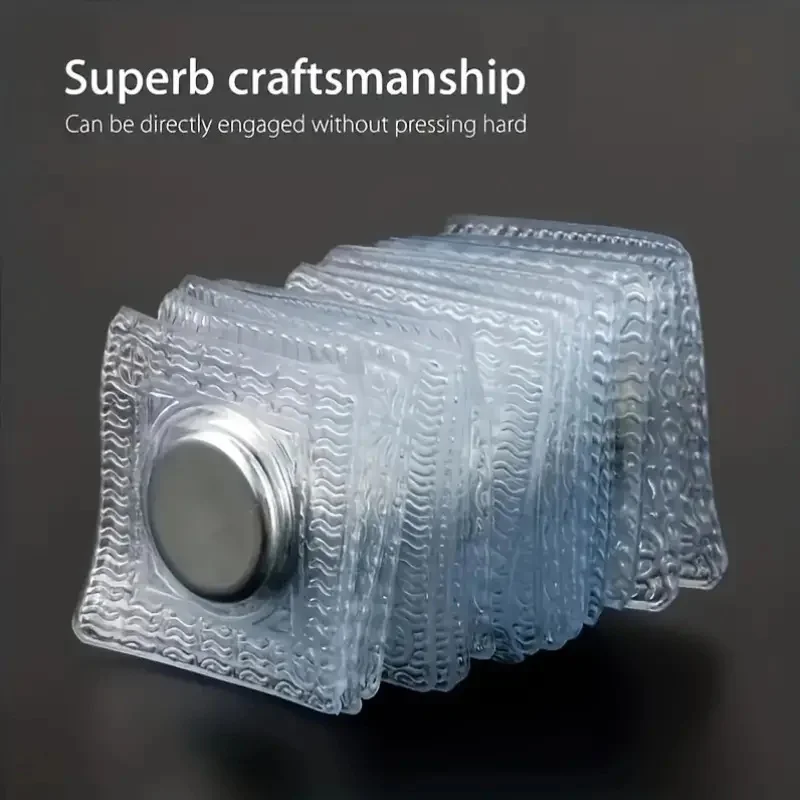 10 Uds. De sujetadores magnéticos para coser, sujetadores metálicos invisibles para ropa y bolsos, manualidades fáciles de usar, accesorios de bricolaje