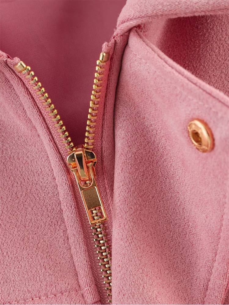 TFMLN, chaqueta Bomber de gamuza para mujer, nueva moda de primavera, abrigo Bomber liso de gran tamaño con cremallera de manga larga, ropa de calle elegante para mujer 2025