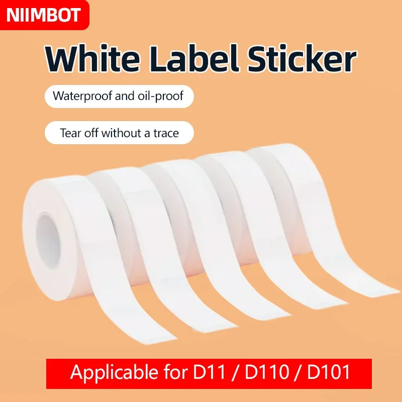NIIMBOT D11/D110/D101/H1 미니 접착식 열전사 라벨 용지, 가격표, 스티커, 품목 cla 라벨 스티커