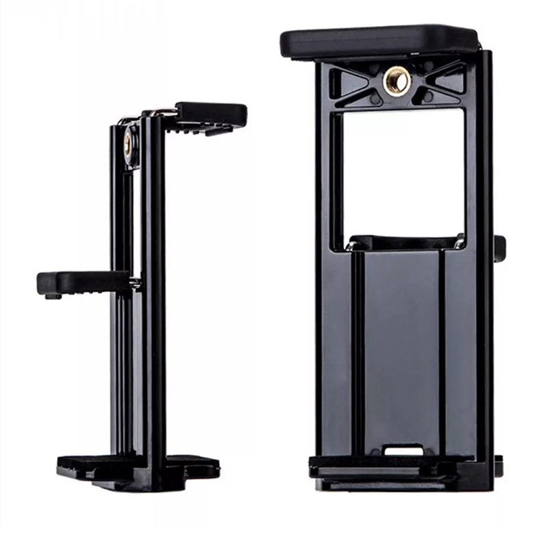 2 en 1 universel tablette téléphone 1/4 "trépied support à pince support Selfie Clip support