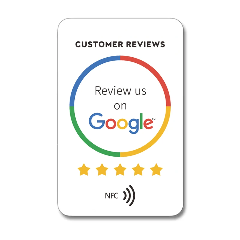 50PCSReview us en Google Trustpilot Tripadvisor Reseñas Tarjetas NFC Tap NTAG215 504bytes Tarjetas de reseñas de Google habilitadas para NFC