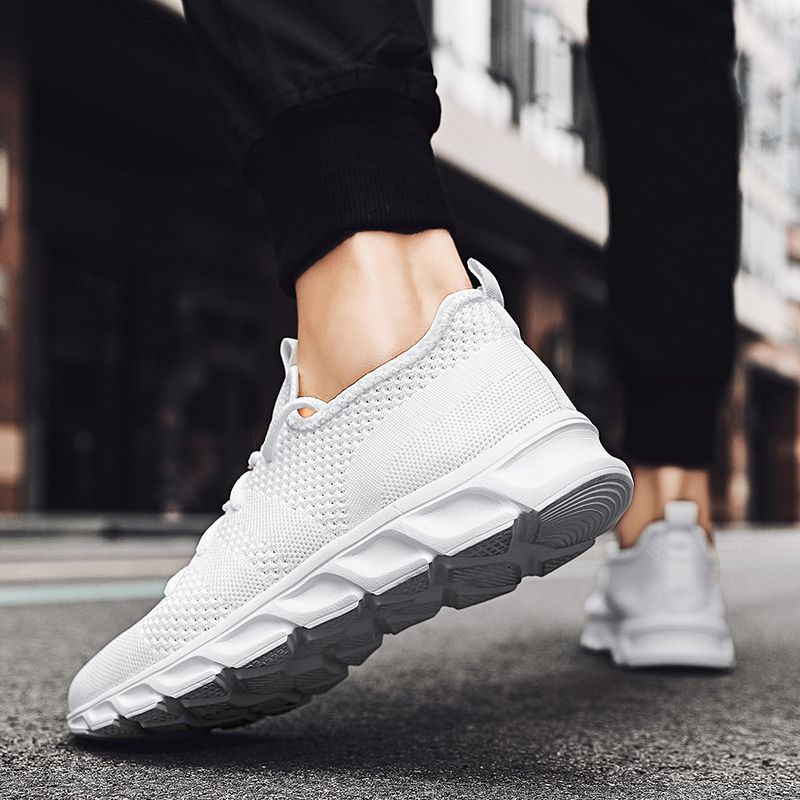 Casual sportschoenen voor heren, ademend, zomerlicht, zachte zool, comfort, buitenloopschoenen, mode, student, mesh, plus size sneaker