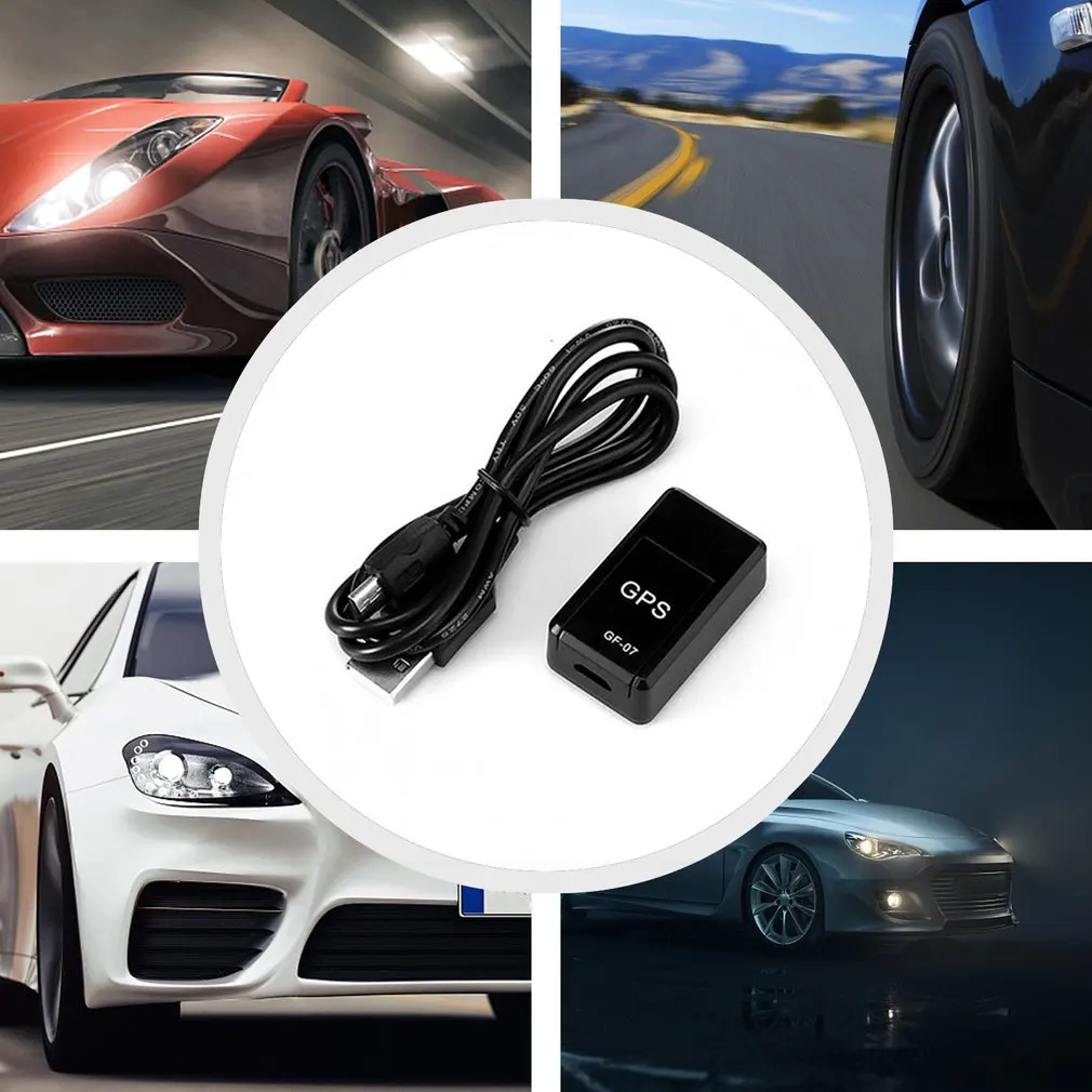 Rastreador magnético de coche GF07, posicionador GPS, seguimiento en tiempo Real, Mini localizador de adsorción magnética, insertos SIM, mensaje, mascotas, antipérdida