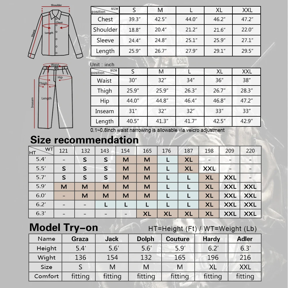 Idogear tático g3 combate terno camisa & calças joelheiras atualizar ver camo combate uniforme 3004