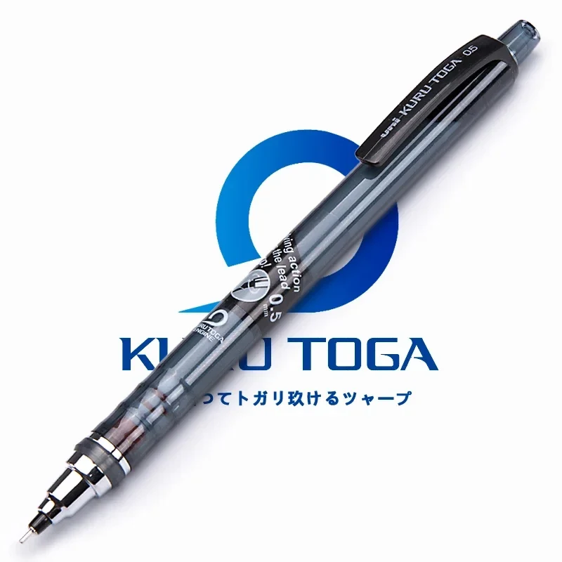 Japão uni kuru toga lápis mecânico M5-450T 0.5mm à prova de quebra chumbo lapicero lapices portaminas com borracha papelaria escolar