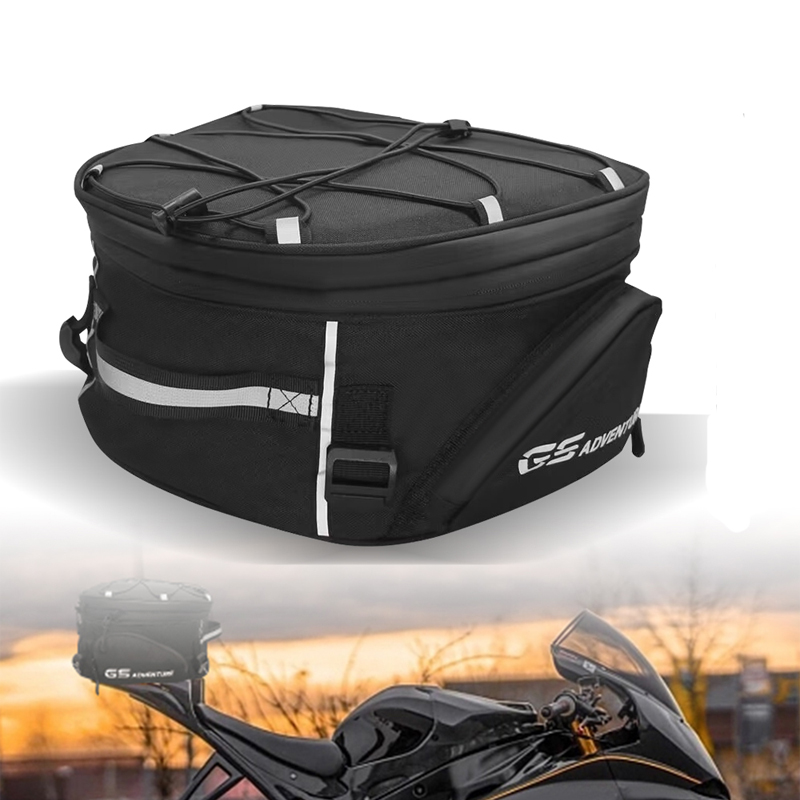 Bolsas traseras universales para motocicletas, equipaje para BMW ADV R1200GS YAMAHA MT Honda Kawasaki Z900, accesorios, bolsa de almacenamiento de viaje