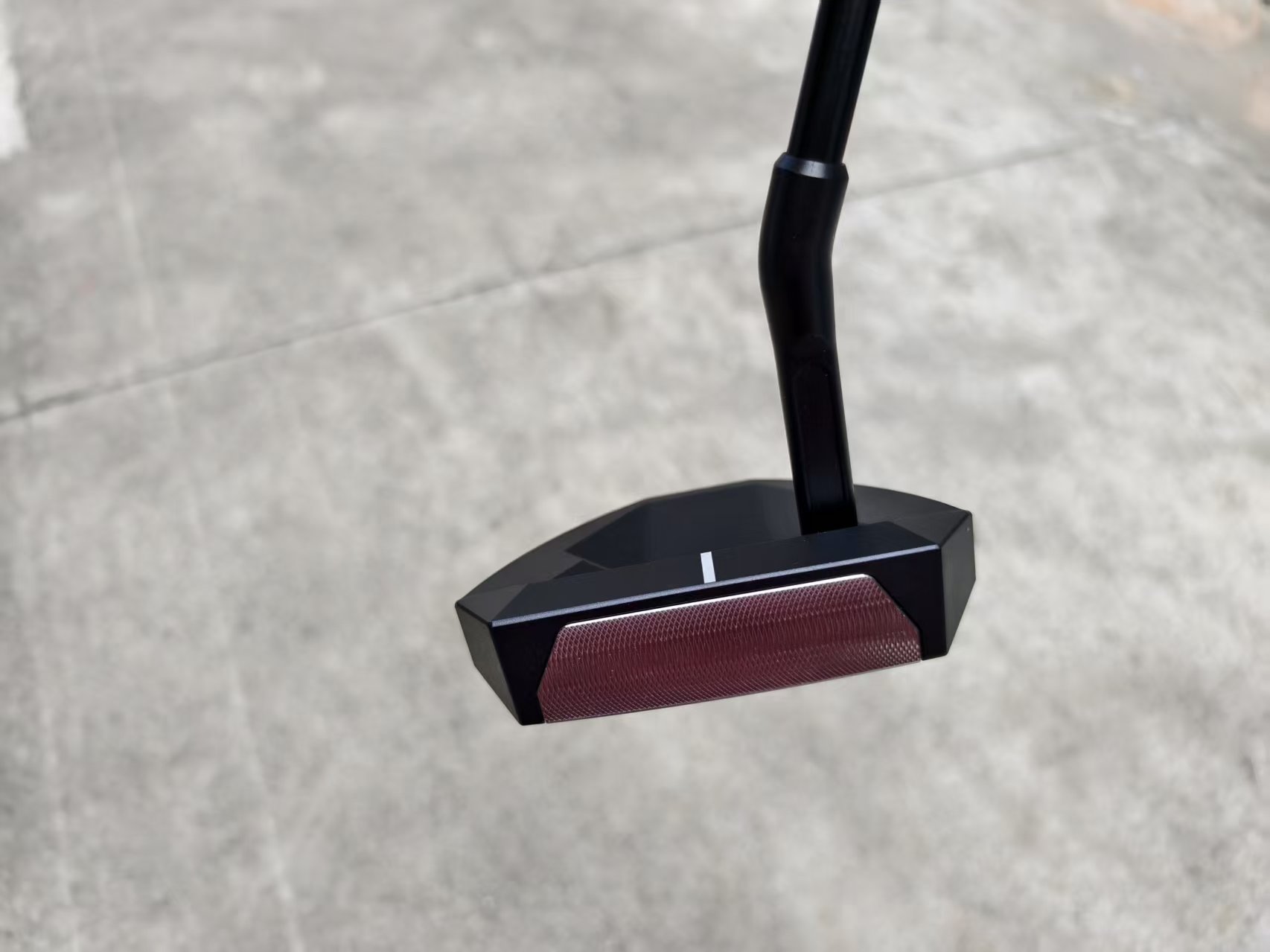 OZ1i HS ヒールシャフトパター ゴルフパター バランスパター ブラックシャフト 33インチ 34インチ 35インチ ブラック プレスピストル 2度 グリップ ヘッドカバー付き