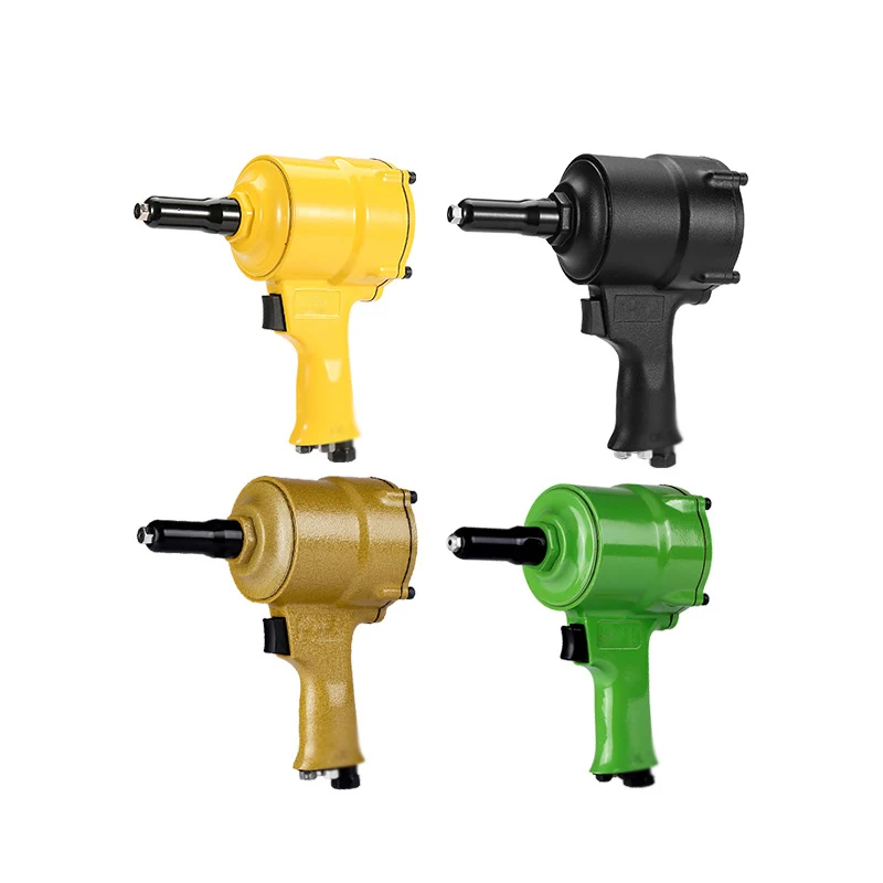 Pistola remachadora ciega neumática, herramienta remachadora POP automática de 4,8mm, fuerza de tracción de 1848kg