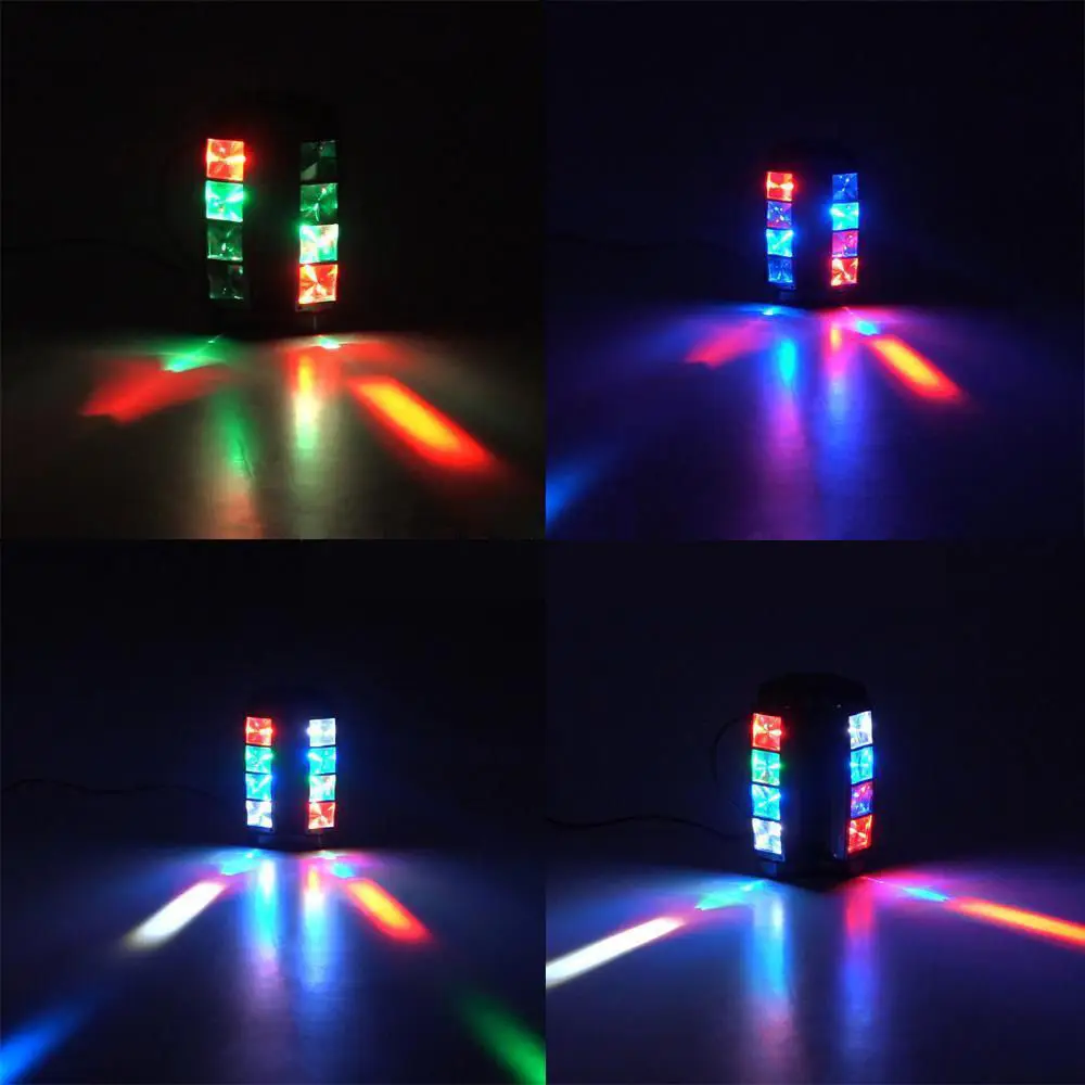 8 LED RGBW Mini Led Spider Light หัว DMX Beam Moving Head Light Led Party แสดงแสง DJ Lighting