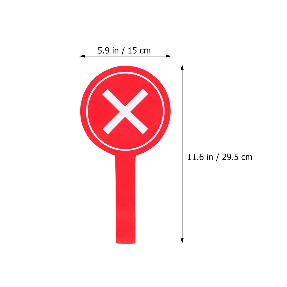 4 Pcs Game Clearance Hand Holding Toy Answer Paddle Toys Classroom Judging Board for Teacher The Sign Voting Accessory