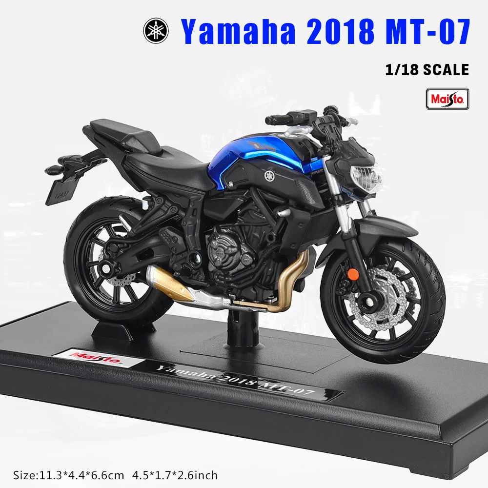 Maisto 1:18 YAMAHA MT-07 MT-10 Ducati Kawasaki KTM Suzuki BMW Wiele modeli Ultra Limited Model motocykla ze stopu, zabawka samochodowa