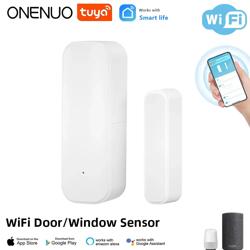 Onenuo tuya wifi tür sensor fenster eintritts sensor sicherheit einbruch tür sensor alexa google