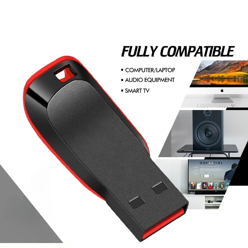 Metall USB-Flash-Laufwerk 128 GB Werbegeschenk Memory Stick Pen Drive 64 GB 32 G Schwarz Pendrive Echte Kapazität USB-Stick für Computer 8G
