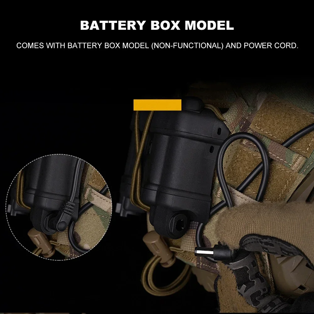 Capacete tático NVG AN-PVS31 modelo manequim óculos de visão noturna adereços para caça cosplay