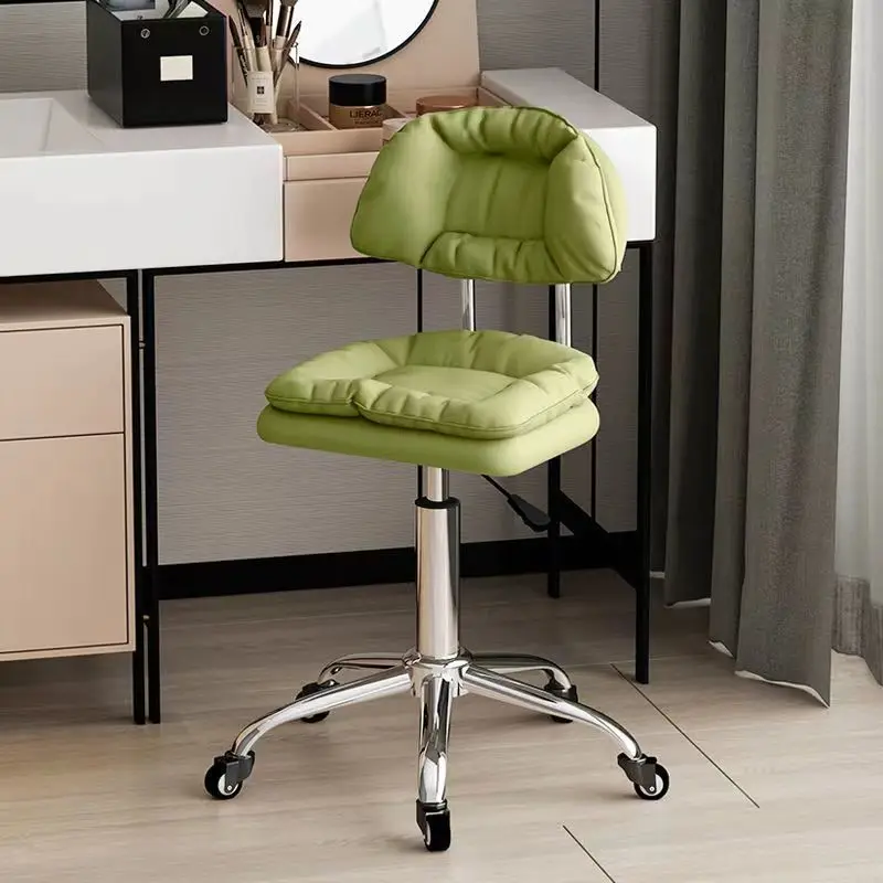 Chaise de bar moderne avec dossier élévateur, tabouret d'apprentissage informatique, mobilier de salon de coiffure