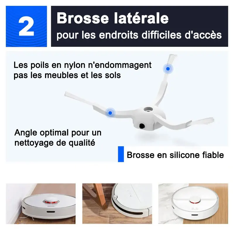 Filtre Hepa pour  Xiaomi Mijia1S,Roborock S5 Max,S6,S6 Pure,S6 MaxV,aspirateur robot Xiaomi, rouleau de vadrouille, brosse latérale, accessoires, kit de pièces de rechange