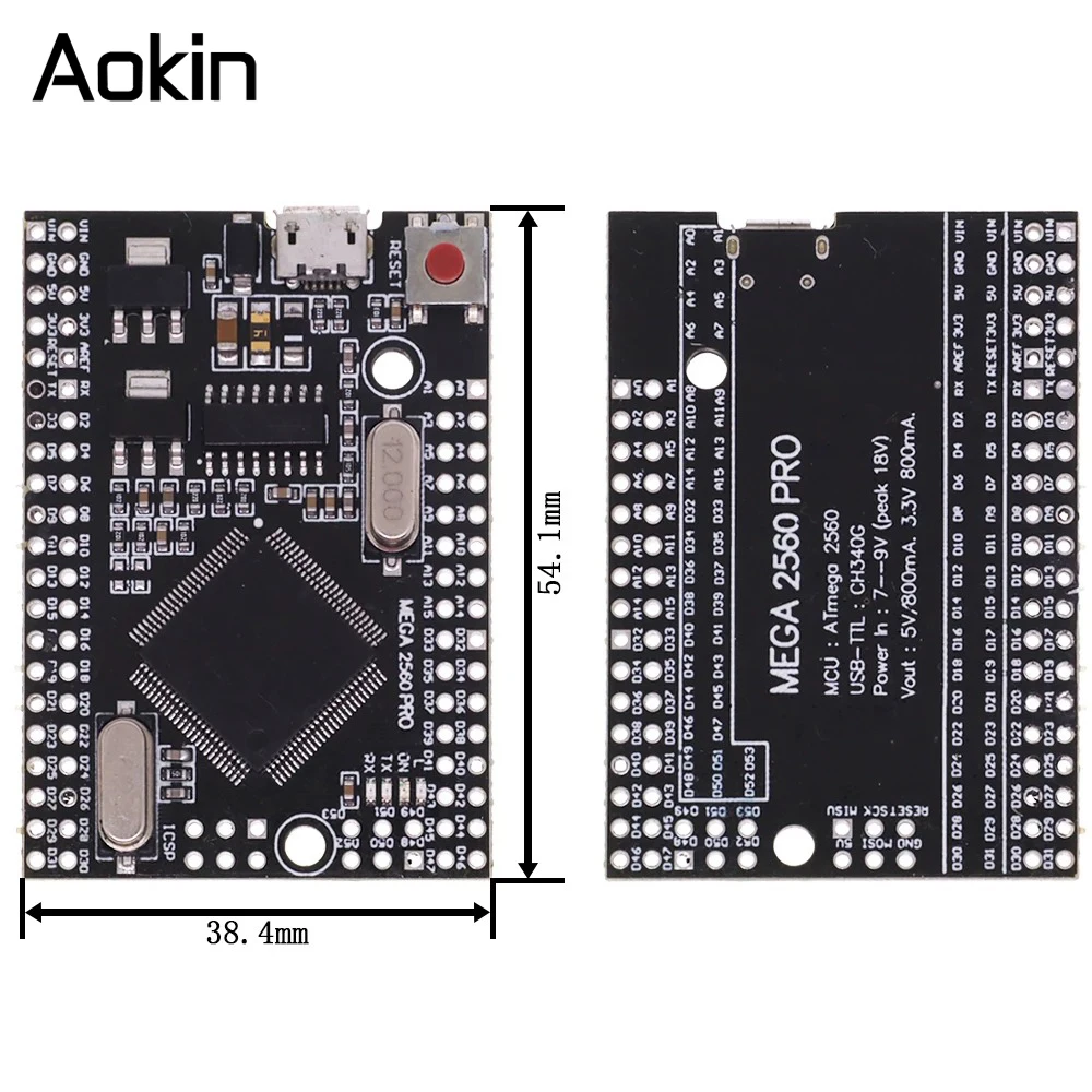 Mega2560 mega 2560 r3 (ATmega2560-16AU ch340g) pro mini mega2560 avr placa de desenvolvimento usb mega2560 com cabo para arduino