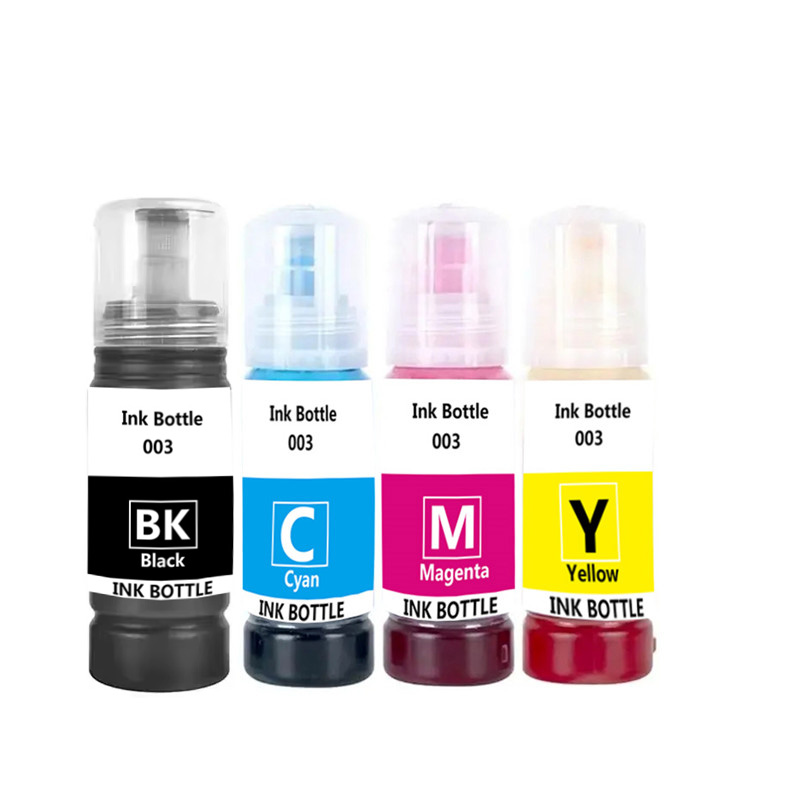 Tinta corante 003 recarga compatível com garrafa de tinta para impressora Epson L3110 003 3110 3100 3101 3110 3150 5190