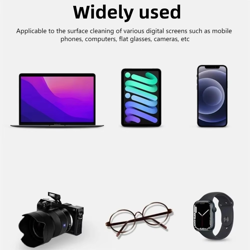 Pano de polimento para Apple, panos de limpeza de microfibra compatíveis com iPhone, MacBook, tablets, tela de laptop, tela de toque Devi