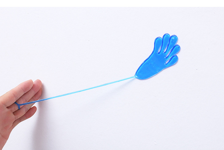 5-50 pçs crianças engraçado pegajoso mãos brinquedo palma elástica pegajosa tapa palma brinquedo novidade presente festa brinquedos aniversário para crianças