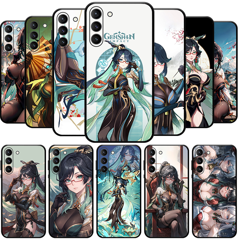 Xianyun genshin เคสโทรศัพท์ V4.4กระแทก anemo Character 5ดาวสำหรับ Samsung Galaxy S23 S24 S22เฉียบ + S21 FE Note20Plus A54 S20