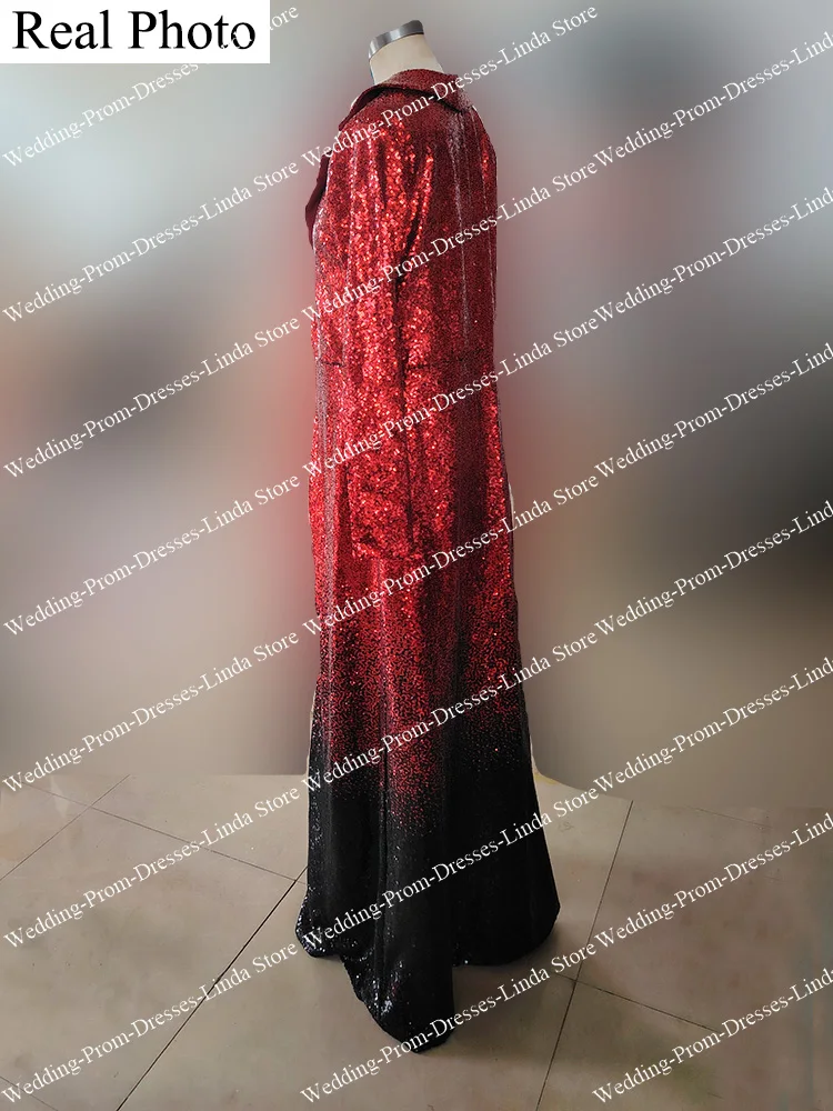 เสื้อแจ็กเก็ตคอวีของผู้หญิงแขนยาวตรงมีจีบสำหรับงานเลี้ยงตอนเย็นงานกาล่าดินเนอร์2023