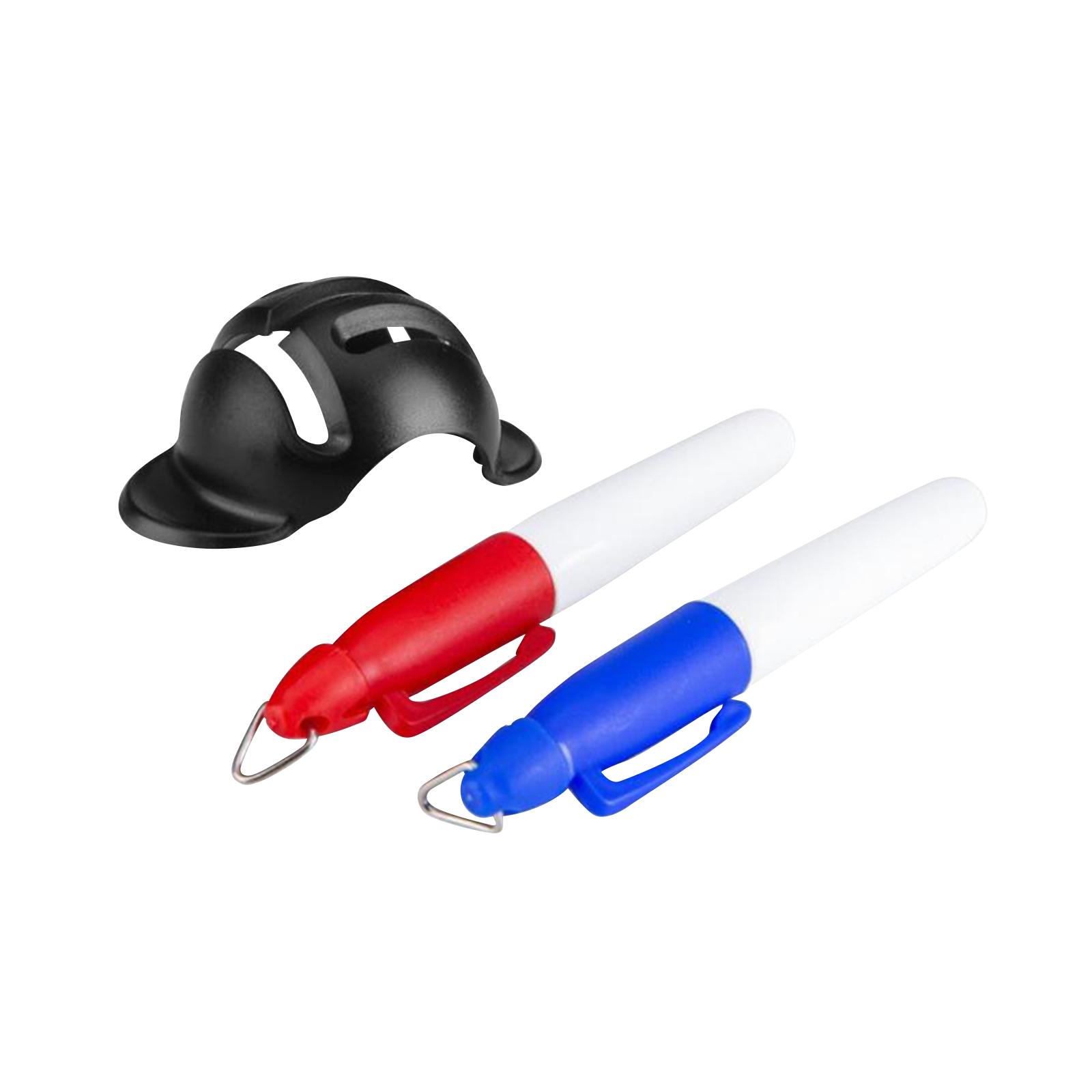 Golf Ball Marker Alignment Tool with 2 Pens Stencil Line Template Tool for Putter Men Straight Lines Supplies Accessories