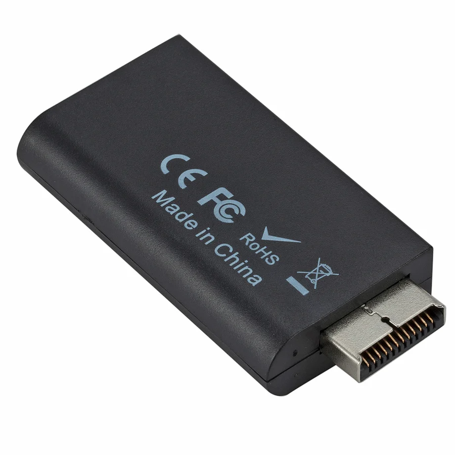 PzzPss PS2 zu HDMI-kompatibler Audio-Video-Konverter 480i/480p/576i mit 3,5-mm-Audioausgang unterstützt alle PS2-zu-HD-Anzeigemodi