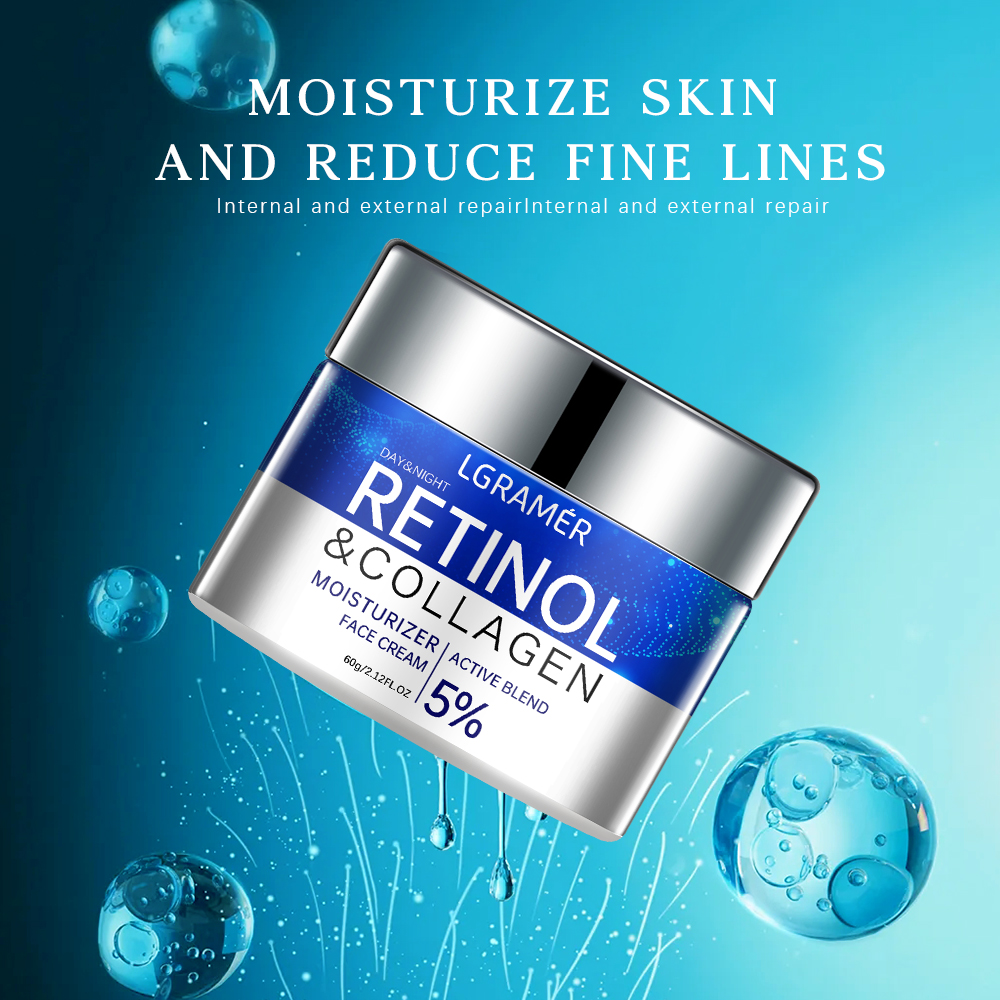 Retinol rugas remoção creme anti envelhecimento endurecimento levantamento desvanece-se linhas finas clareamento hidratante brilho cuidados com a pele cosméticos