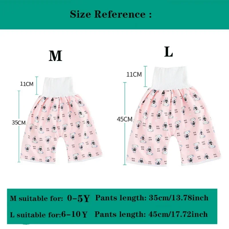 Jupe-culotte imperméable pour bébé garçon et fille, confortable, pour l'entraînement à la propreté