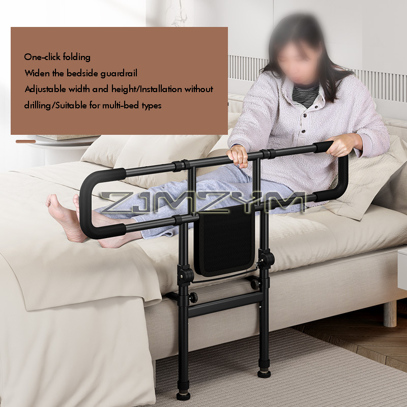 Casa dobrável idosos cama guarda corrimão tipo elevador corrimão de cabeceira acordar impulsionador ajustável extensível dispositivo assistivo