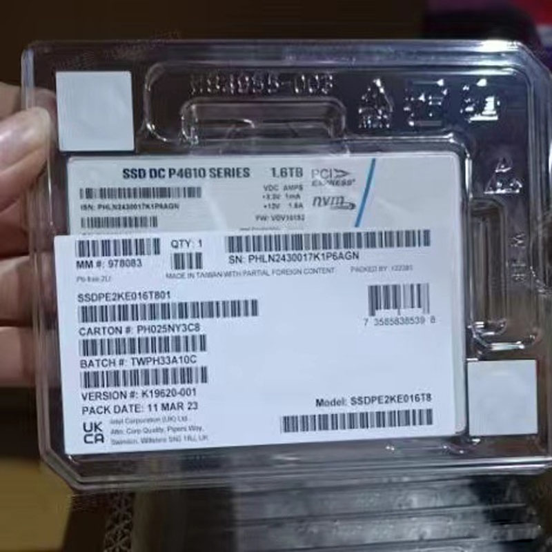 NEW Original For  Intel P4610 1.6T 3.2T 2.5-inch server U.2PCIE enterprise SSD PCIE3.0 high speed enterprise