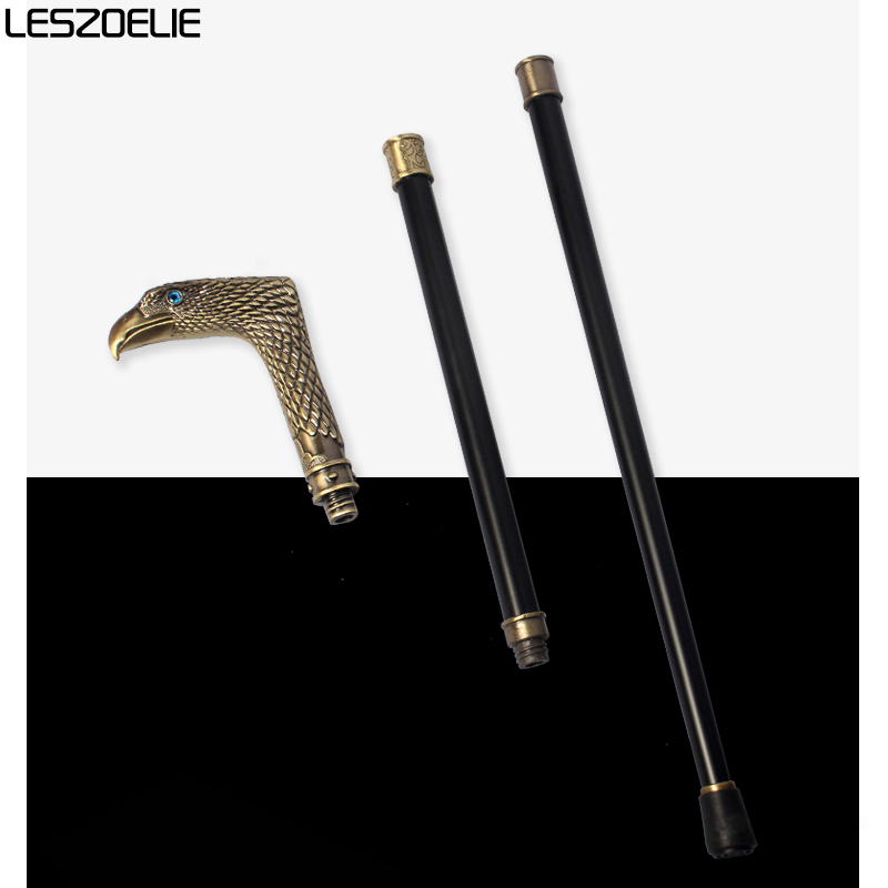 Bronze Eagle หัวเดิน Stick Cane Man Party ตกแต่งเดิน Cane แฟชั่นผู้ชาย Elegant Hand Cane Vintage Canes เดิน stick