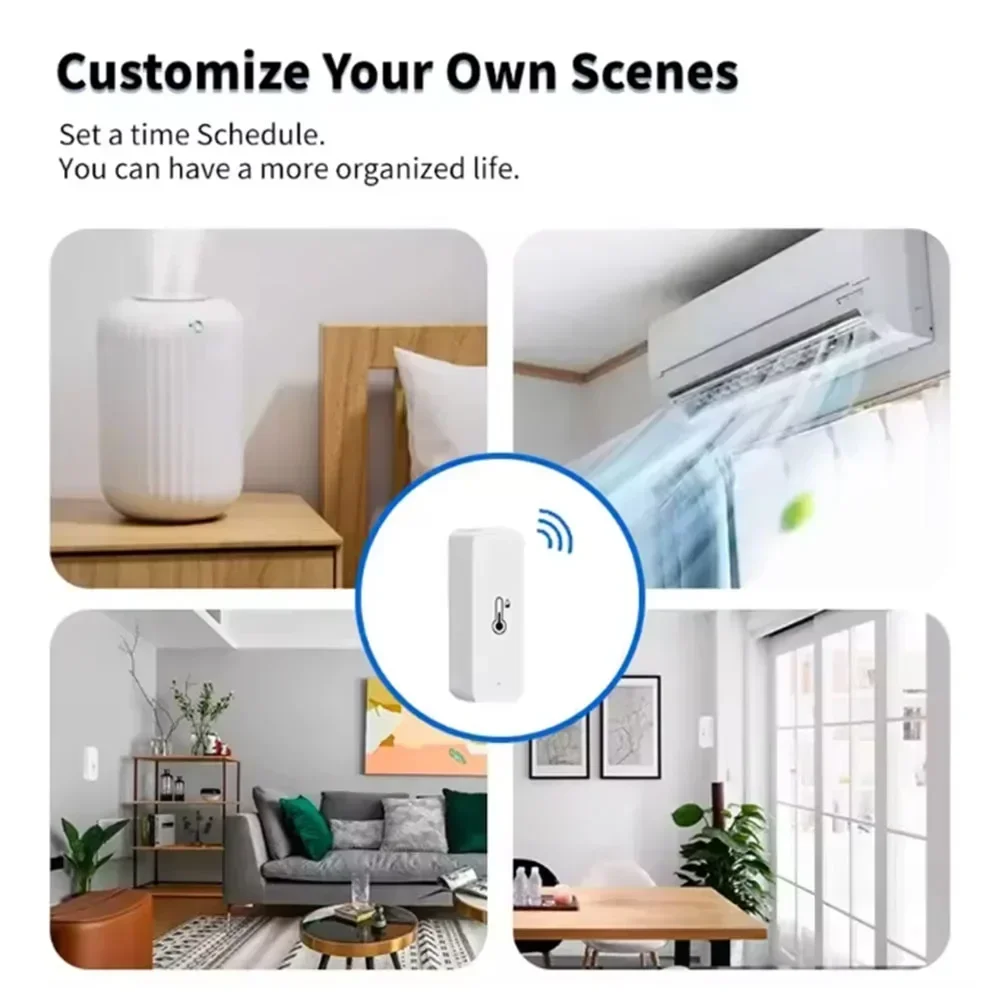 TUYA Zigbee/Cozylife WiFi สมาร์ทอุณหภูมิความชื้นเซนเซอร์ APP สมาร์ทหน้าแรกการแจ้งเตือนระยะไกลเครื่องวัดอุณหภูมิ Alexa Google Home
