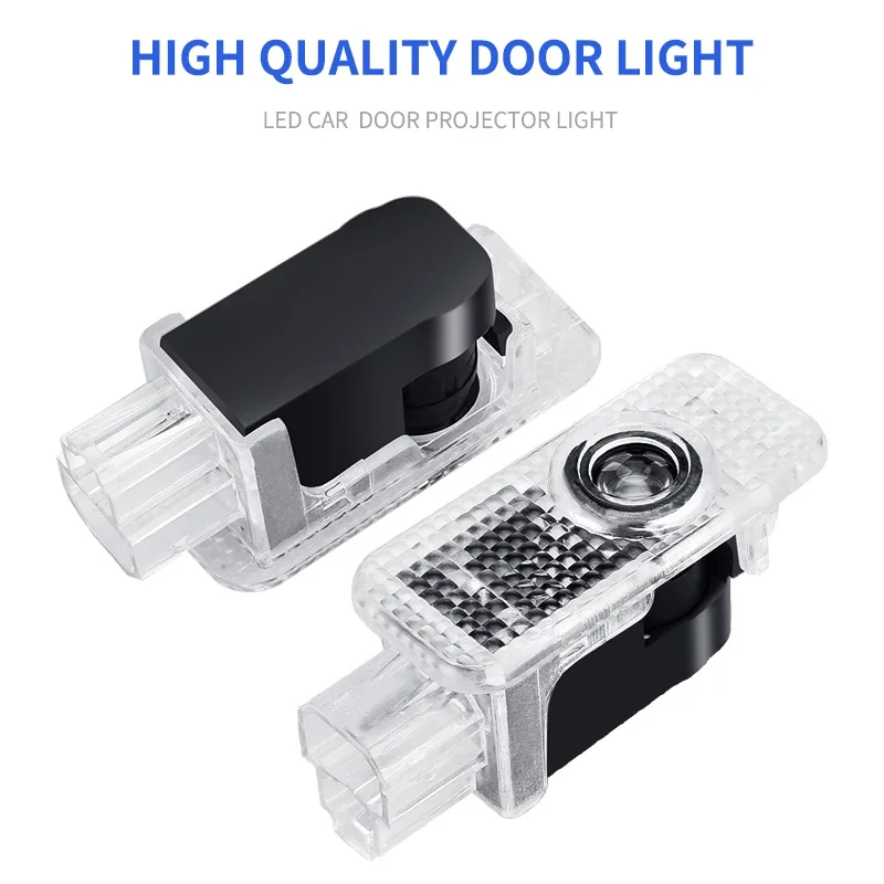 2PCS HD Led Car Door Welcome Light Laser Projector Courtesy Lamp for Audi S Line A3 8L 8P TT Mk2 RS A6 C7 A1 A5 Q3 A4 B8 Quattro