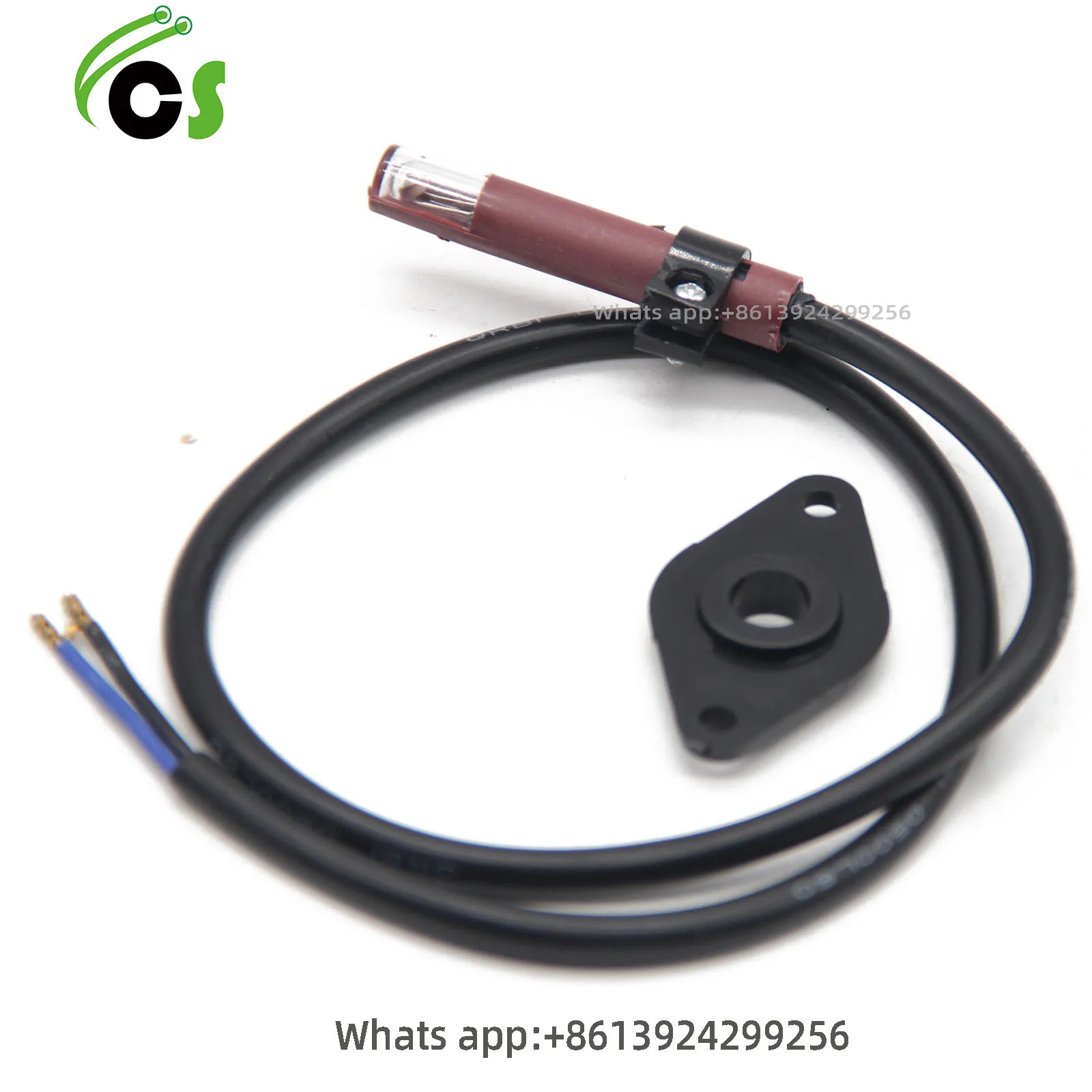 Csbao เครื่องตรวจจับเปลวไฟ QRB1โฟโตไวต่อแสงตรวจจับเตา QRB1แดงโฟโตเซลล์สำหรับเผาน้ำมัน