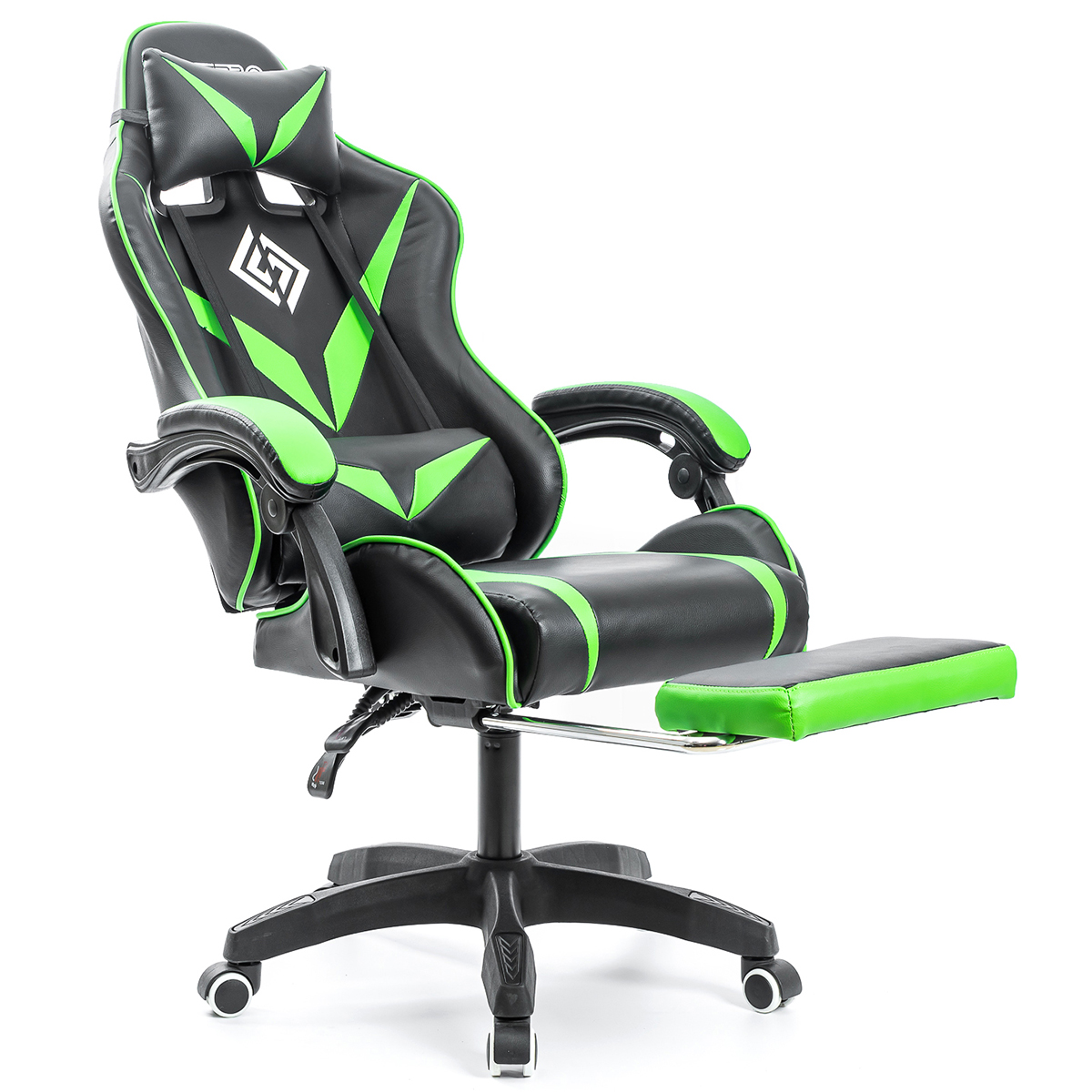 Cadeira de jogos cadeira de escritório massagem corrida computador cadeiras de mesa encosto de cabeça ergonômico massagem apoio lombar alta volta ajustável