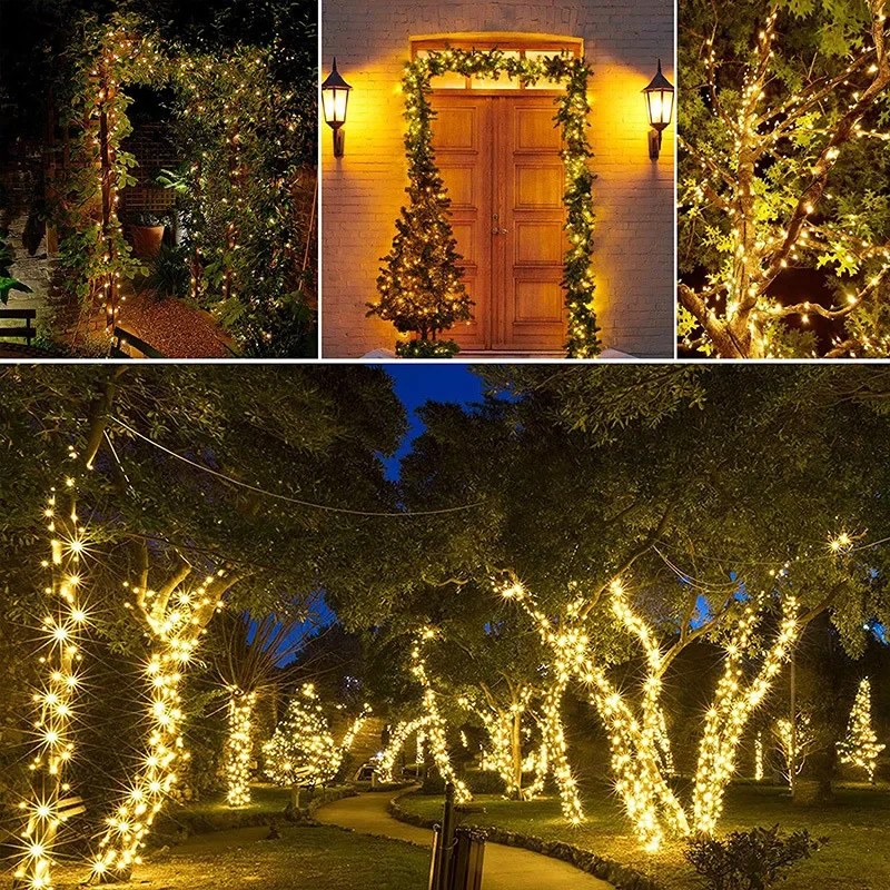 20/50 Led ソーラーストリングライト妖精の庭防水屋外ランプ 6V ガーランドクリスマスクリスマスホリデーパーティー家の装飾