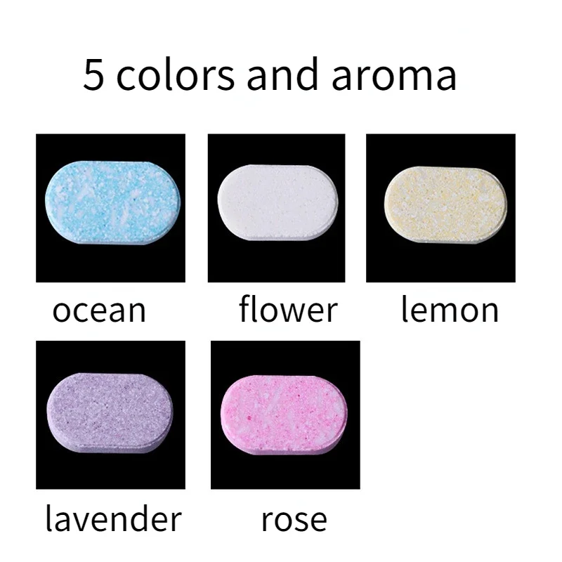 5Pc/Lot Refills Automatic Soap Dispenser Foam Tablet Foaming Hand Soap Dispenser Jasmine Rose Lemon Aloe and Ocean Body Cleanser