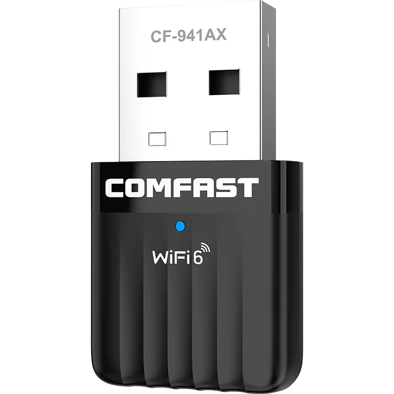 Wifi 6 Adapter AX600 Mini Usb Adaptador 5Ghz 2dBi Antena Para PC Cle Dongle 802.11ax Wireless Network Card De Rede for 10/11