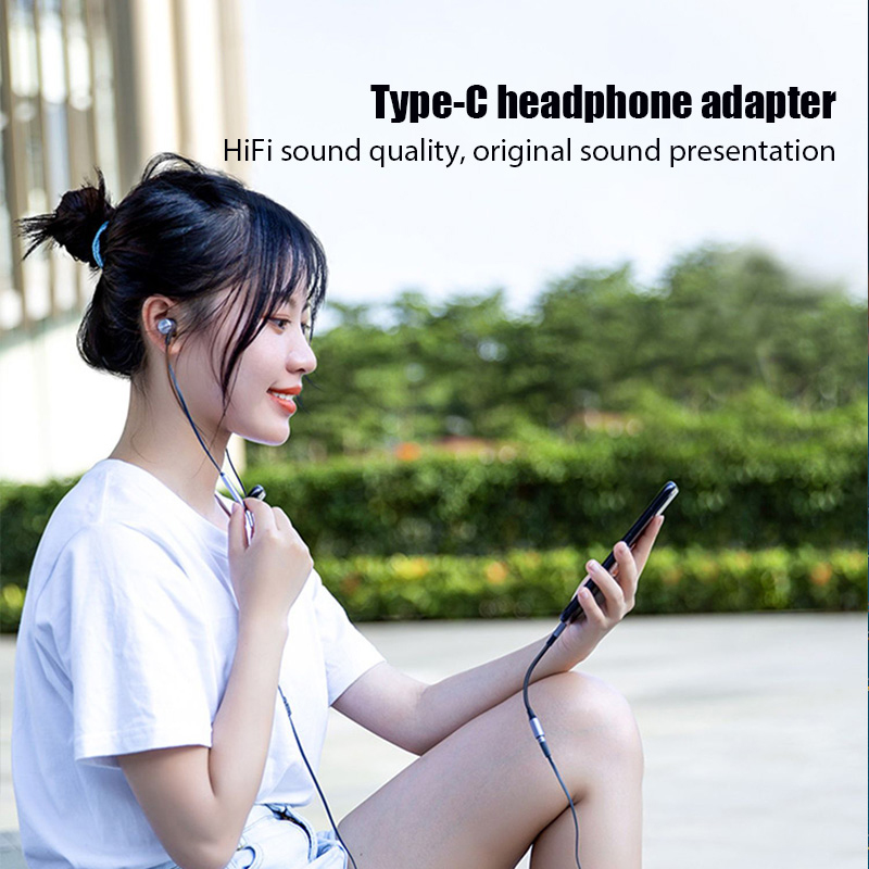 USB-адаптер типа C на 3,5 мм Aux Type-c 3 5 Jack Аудиокабель Кабель для наушников Конвертер для iPhone 15 Samsung Galaxy S24 S23 Ultra