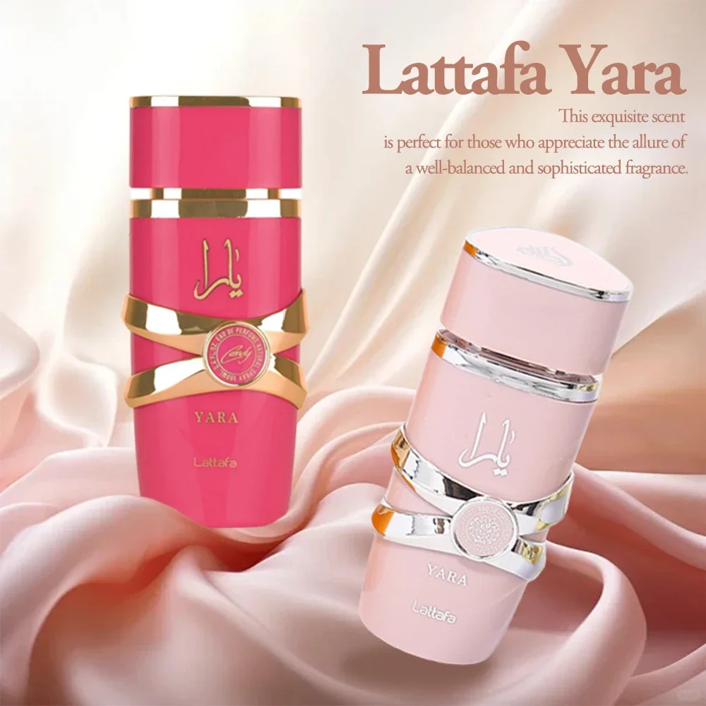 Lattafa Yara Candy EDP 100ML Oryginalna woda perfumowana Trwałe zapachy Dezodorant Feromony przyciągają mężczyzn