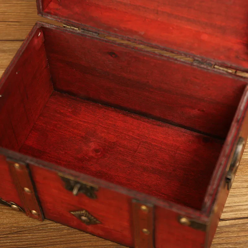 Vintage Storage Cassette Lock Code Storage Treasure Chest Desktop Jewelry Privacy Large Capacity Sorting Box