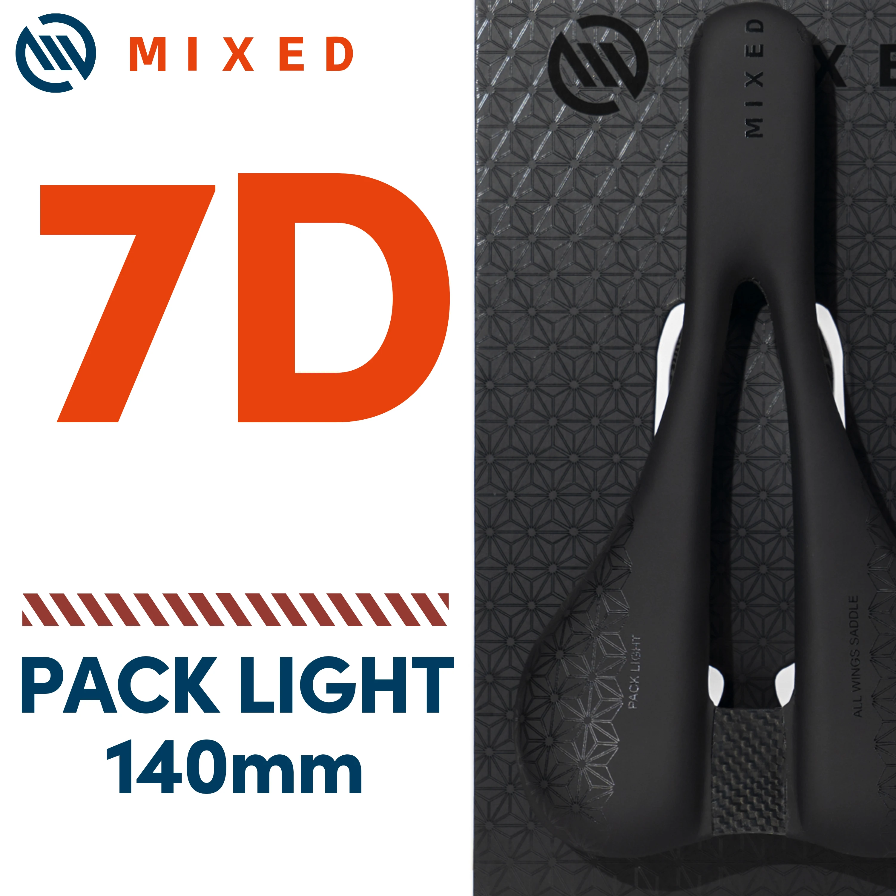MIXED Hỗn Hợp Sợi Carbon Đầy Đủ Saddle Gói 5D 6D 7D Siêu Ánh Sáng Trọng Lượng Trọng Lượng Nhẹ 143Mm 155Mm Cho MTB Leo Núi xe Đạp Xe Đạp Đường Phụ Tùng Xe Đạp