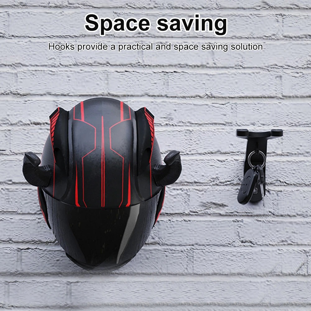 2-5 SZT. Haczyki na Kask Motocyklowy Wielofunkcyjne Wieszaki Uchwyt Domowy Bagaż Kurtka Uchwyty Kuchenne Półki Szafki Ścienne Haczyki